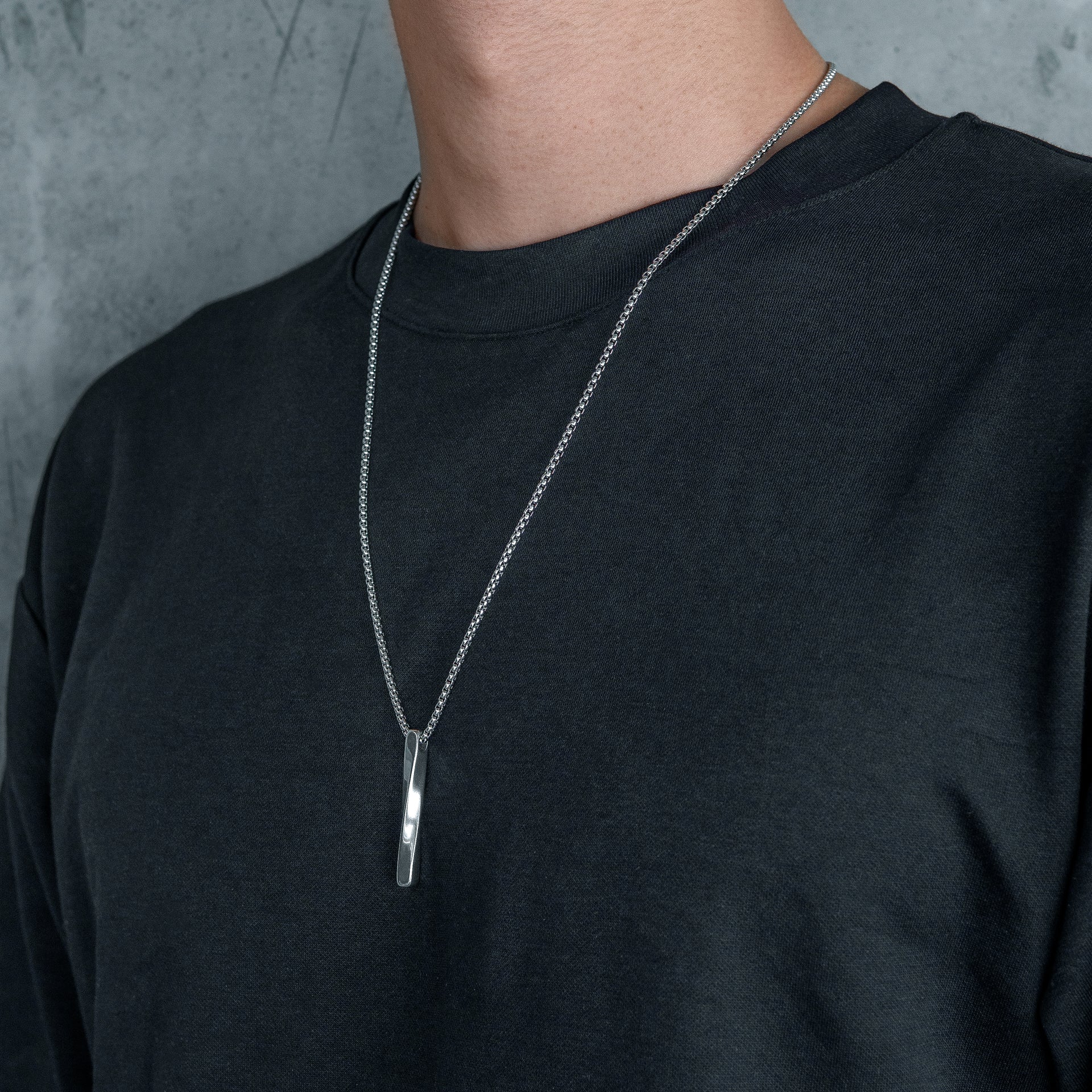 OWENS ESSENTIAL PENDANT NECKLACE | STAINLESS STEEL